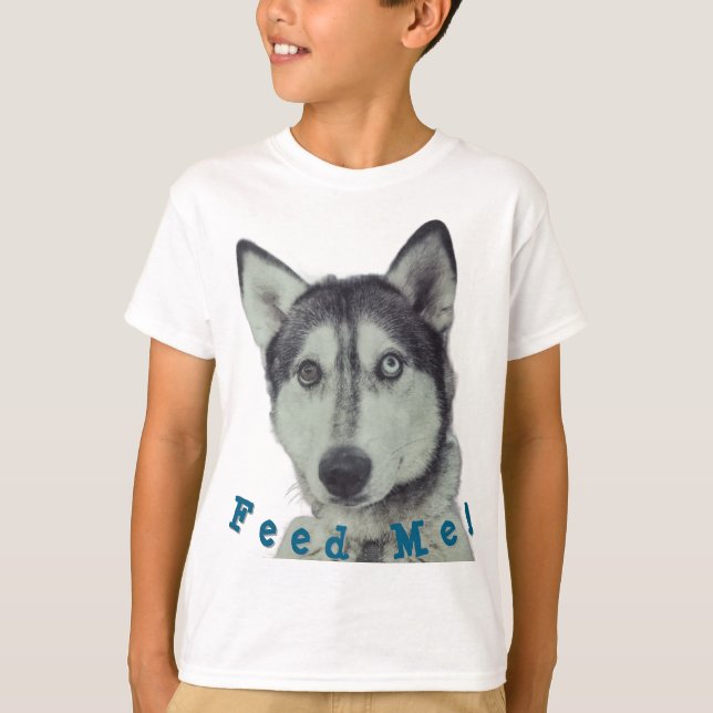 Camiseta ¡Alimentadme! (Anverso)