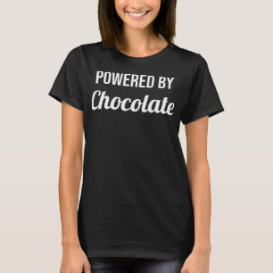 Camiseta Alimentado Con Chocolate - Comer Bebidas De Cocina