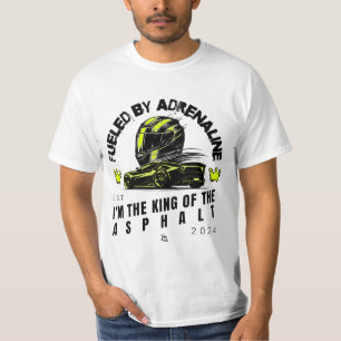 Camiseta Alimentado por Adrenaline - Diseño dinámico audaz