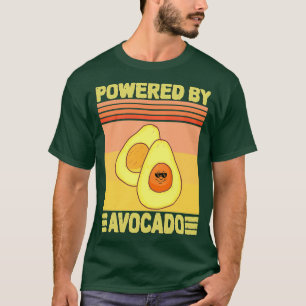 Camiseta Alimentado Por Aguacate Retro