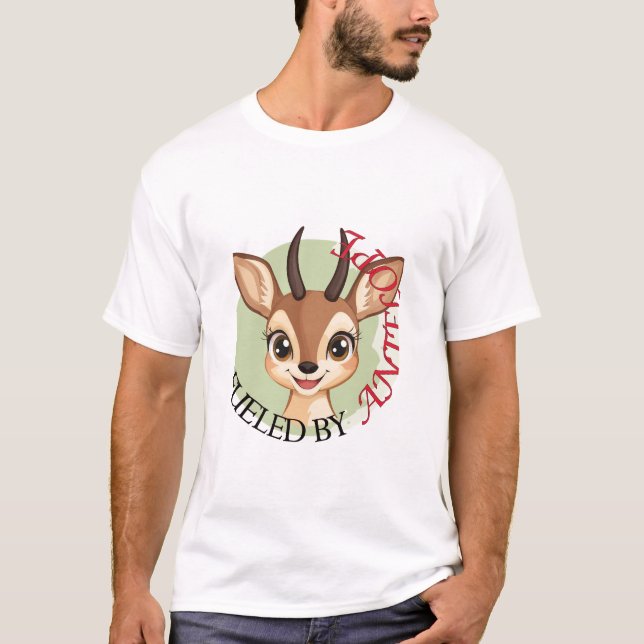 Camiseta Alimentado por Antelope (Anverso)