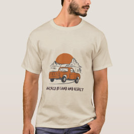Camiseta Alimentado Por Arena Y Arrepentimiento Camping Des