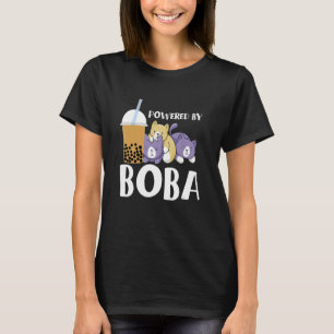 Camiseta Alimentado por Boba Bubble Tea