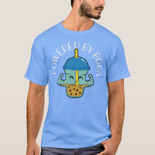 Camiseta Alimentado Por Boba Bubble Tea 1531