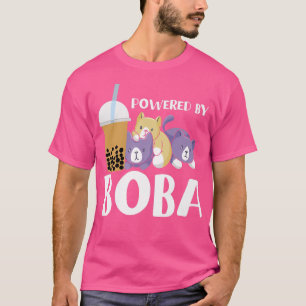 Camiseta Alimentado Por Boba Bubble Tea 1533