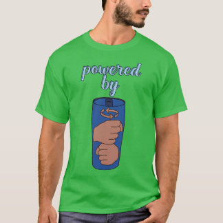 Camiseta Alimentado por café ASL