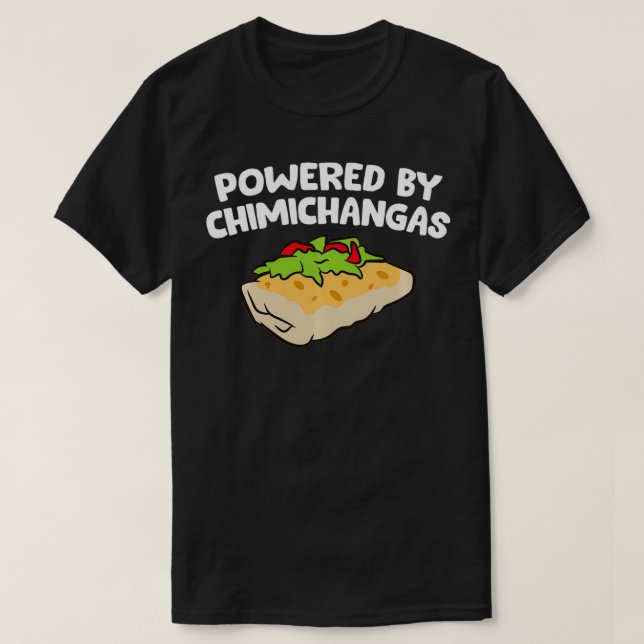 Camiseta Alimentado Por Chimichangas Pullover (Diseño del anverso)