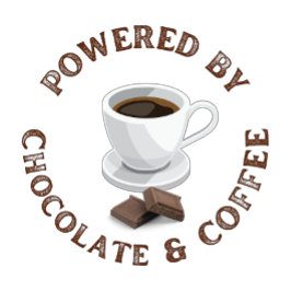 Camiseta Alimentado por chocolate y café