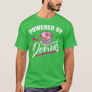 Camiseta Alimentado Por Donuts Doughnut Outfit Donut Fiesta