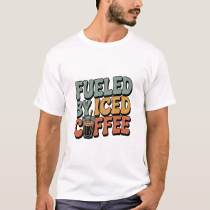 Camiseta Alimentado por el café helado