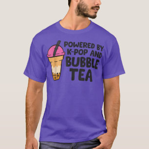 Camiseta Alimentado Por El K-pop Y El Té De Burbuja