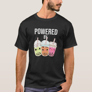 Camiseta Alimentado por el té de burbuja Boba Bubble Tea Ka