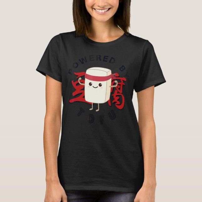 Camiseta Alimentado por el tofu (Anverso)