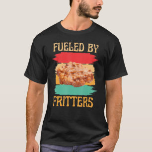 Camiseta Alimentado Por Fritters De Apple Retro Fritter