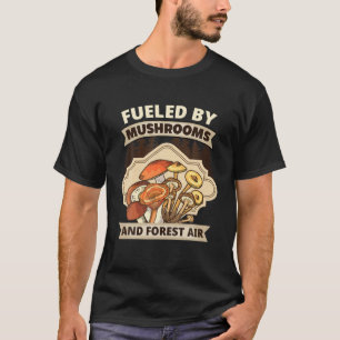 Camiseta Alimentado Por Hongos Y Ostras Naturales De Aire F
