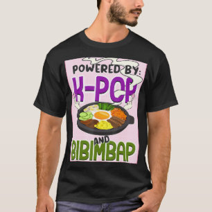 Camiseta Alimentado Por K Pop Y Bibimbap Kpop Finger Heart
