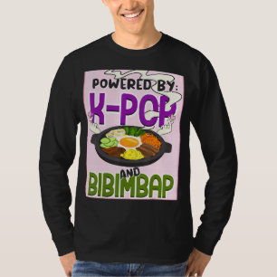 Camiseta Alimentado Por K Pop Y Bibimbap Kpop Finger Heart