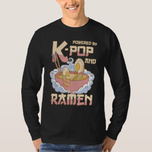 Camiseta Alimentado por K-Pop y Ramen - KPOP 1