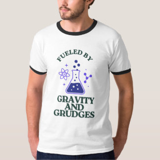 Camiseta Alimentado por la gravedad y los puentes