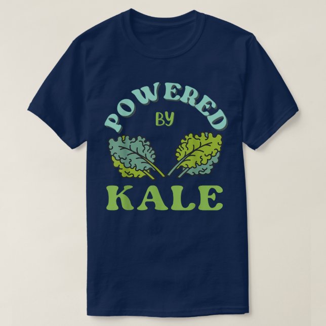 Camiseta Alimentado Por La Planta Vegetaria Vegetariana De  (Diseño del anverso)