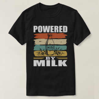 Camiseta Alimentado por Leche Cita Divertida del Padre Vint