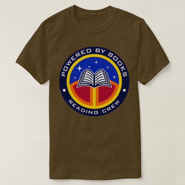 Camiseta Alimentado por libros (Diseño del anverso)