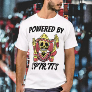 Camiseta Alimentado por los hombres espirituales
