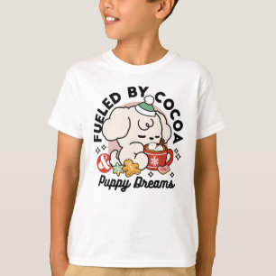 Camiseta Alimentado por los sueños de cacao y cachorro - Pe