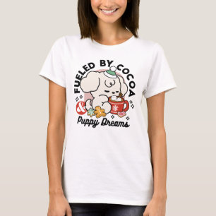 Camiseta Alimentado por los sueños de cacao y cachorro - Pe