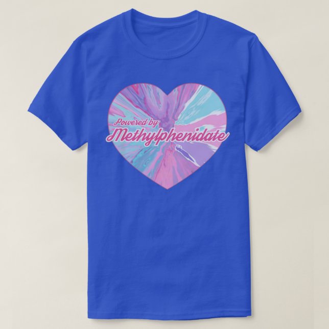 Camiseta Alimentado por metilfenidato de litio (Diseño del anverso)