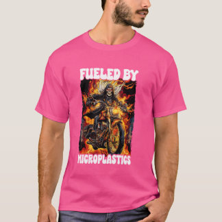Camiseta Alimentado Por Microplásticos Cringe Skeleton