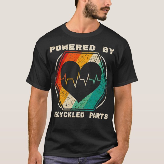 Camiseta Alimentado Por Partes Recicladas Transplante Cardí (Anverso)