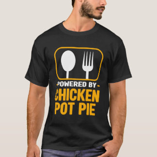 Camiseta Alimentado Por Pasteles De Humor De Carne De Pollo