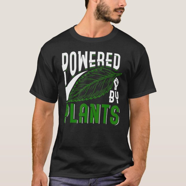 Camiseta Alimentado por plantas (Anverso)