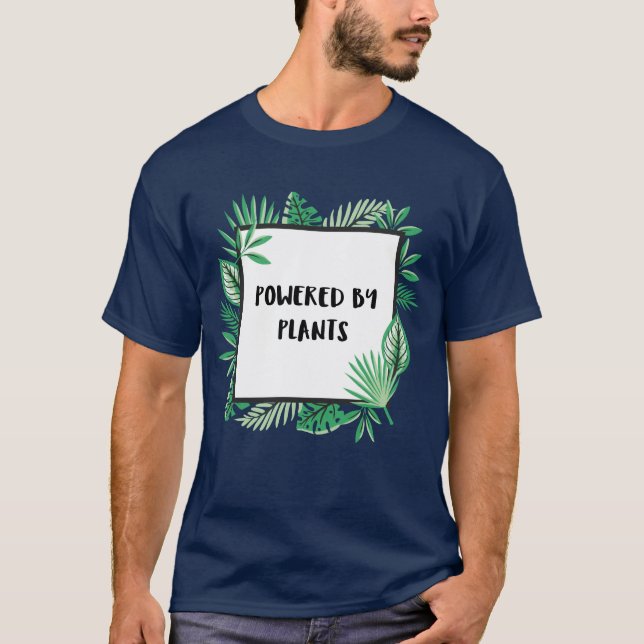 Camiseta Alimentado por plantas (Anverso)