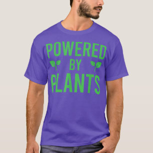 Camiseta Alimentado Por Plantas Vegetarias Vegetarianas Pla