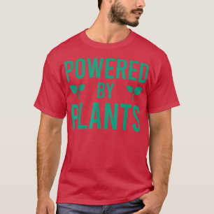 Camiseta Alimentado Por Plantas Vegetarias Vegetarianas Pla