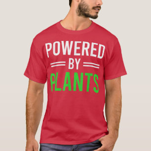 Camiseta Alimentado Por Plantas Vegetarias Vegetarianas Pla