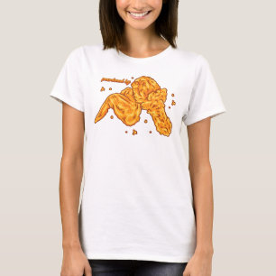 Camiseta Alimentado por pollo frito