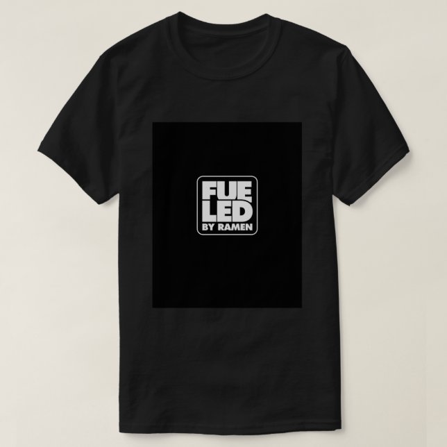 Camiseta Alimentado Por Ramen Records Gráfico .png (Diseño del anverso)