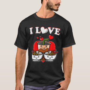 Camiseta Alimentado Por Ramen Y Boba Bubble Tea