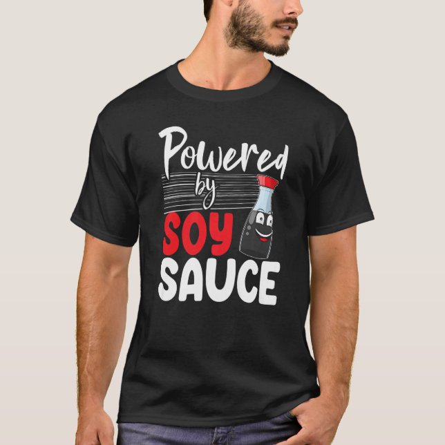 Camiseta Alimentado Por Salsa De Soja Mujeres Salsa Amor Fo (Anverso)