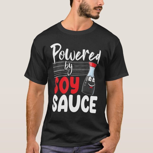 Camiseta Alimentado Por Salsa De Soja Mujeres Salsa Amor Fo (Anverso)