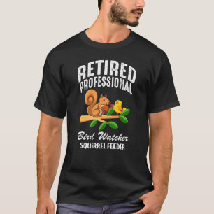 Camiseta Alimentador de ardillas para avistadores de aves d