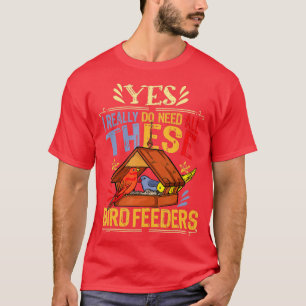 Camiseta Alimentador de aves Lover Mujeres Aves Viendo Pája