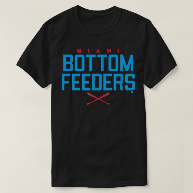Camiseta Alimentadores de fondo del béisbol de Miami (Diseño del anverso)