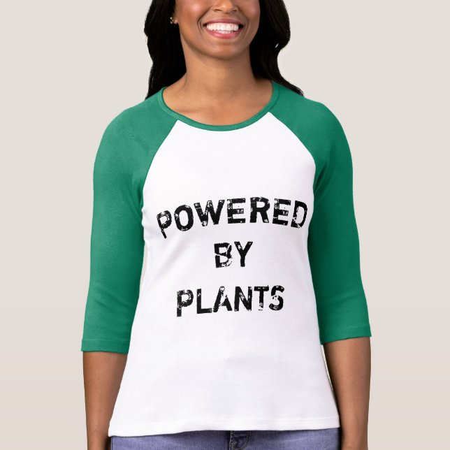 CAMISETA ALIMENTADOS POR PLANTAS (Anverso)