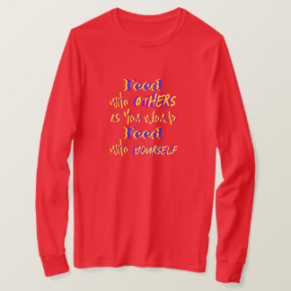 Camiseta Alimentar a otros