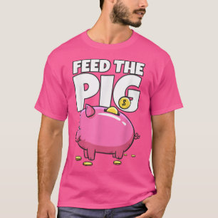 Camiseta Alimentar El Banco De Cerdo