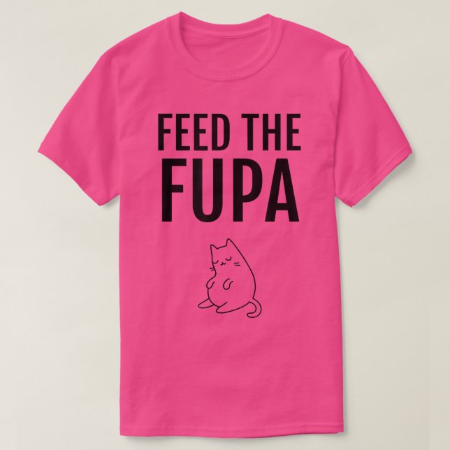 Camiseta Alimentar El Gato Fupa  (Diseño del anverso)